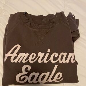 American Eagle Outfitters Brown Sweatshirt Casual Comfort